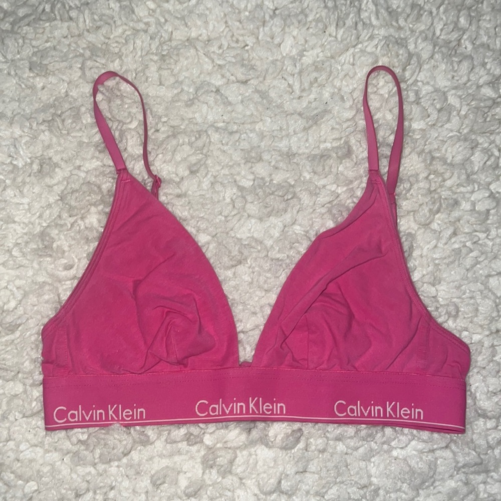 Calvin Klein unlined Triangle Bra